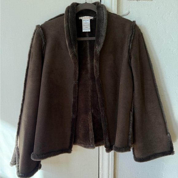 Chloe Faux Suede Jacket - Picture 4 of 6